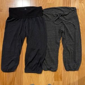 Alternative Apparel cropped lounge bottoms. Size S